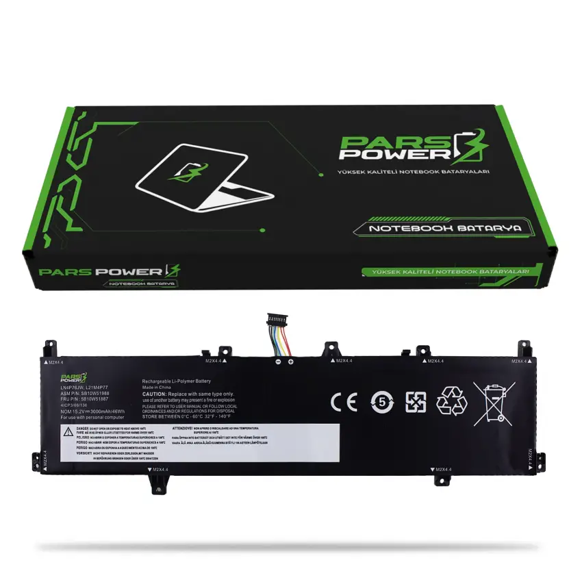 Lenovo Thinkpad Z16 Gen 1 21D4001ETX Batarya - Pil (Pars Power)