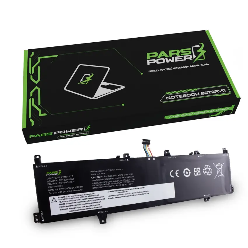 Lenovo ThinkPad L21D4P76 Batarya - Pil (Pars Power)