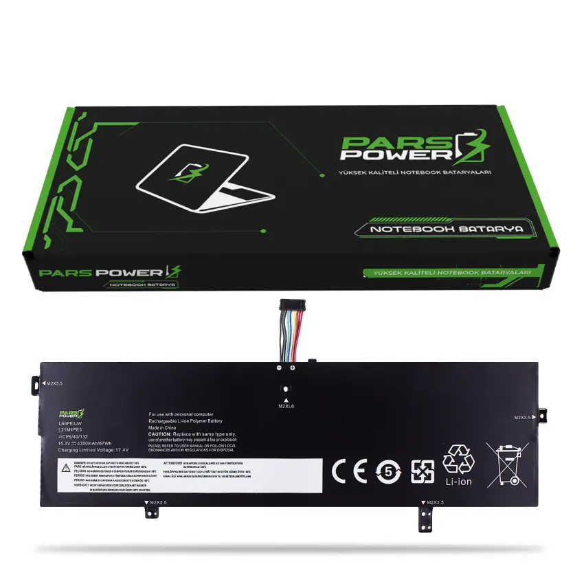 Lenovo Yoga 7 82QE00BXTX Batarya - Pil (Pars Power)