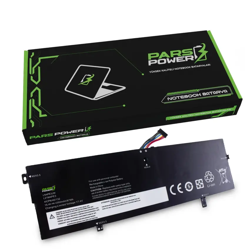 Lenovo Yoga 7 82QE00BXTX Batarya - Pil (Pars Power)