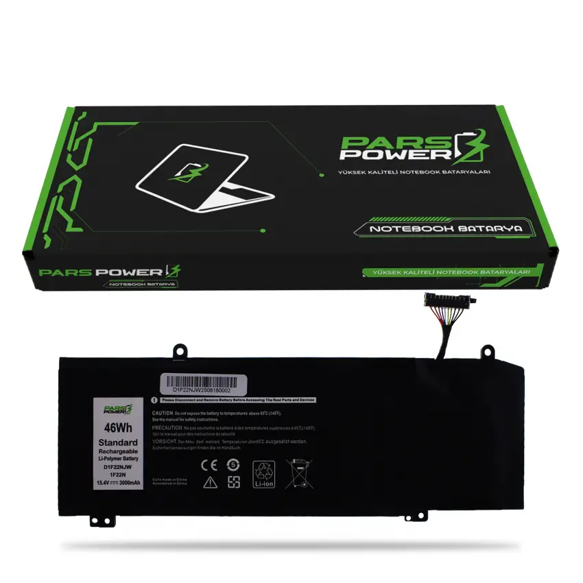 Dell 1F22N, 01F22N Batarya - Pil (Pars Power)