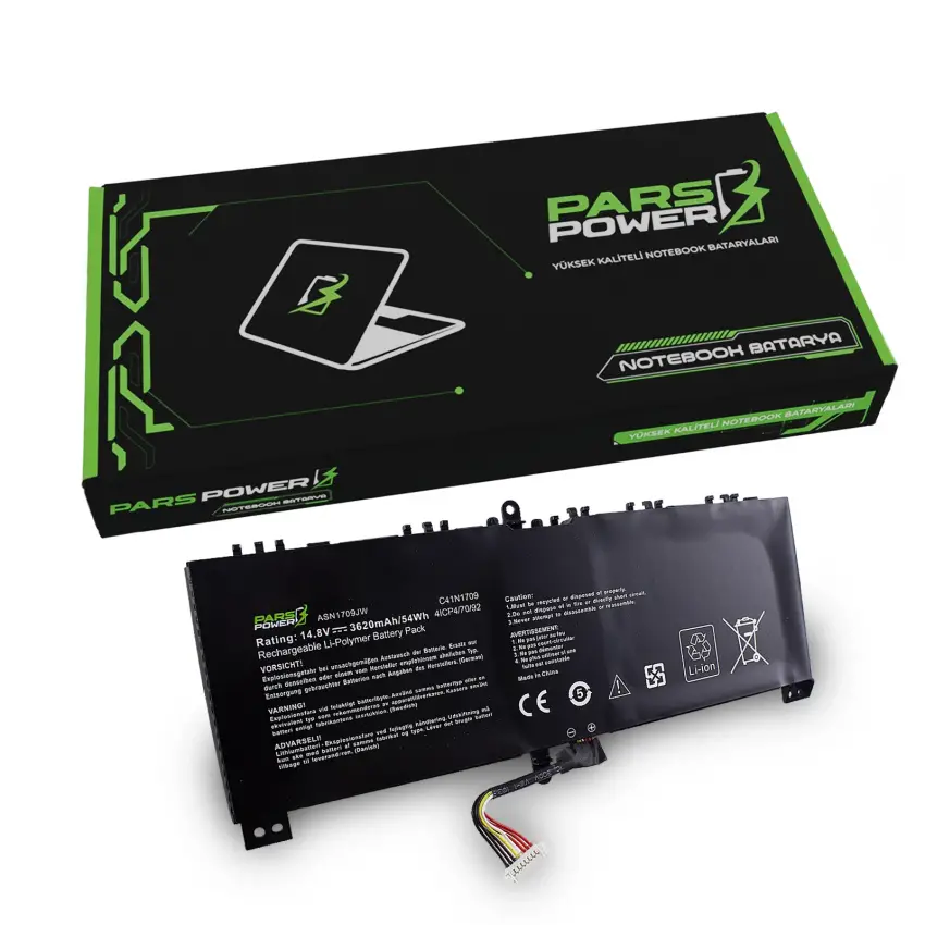 Asus ZenBook Flip 15 UX561 Batarya - Pil (Pars Power)