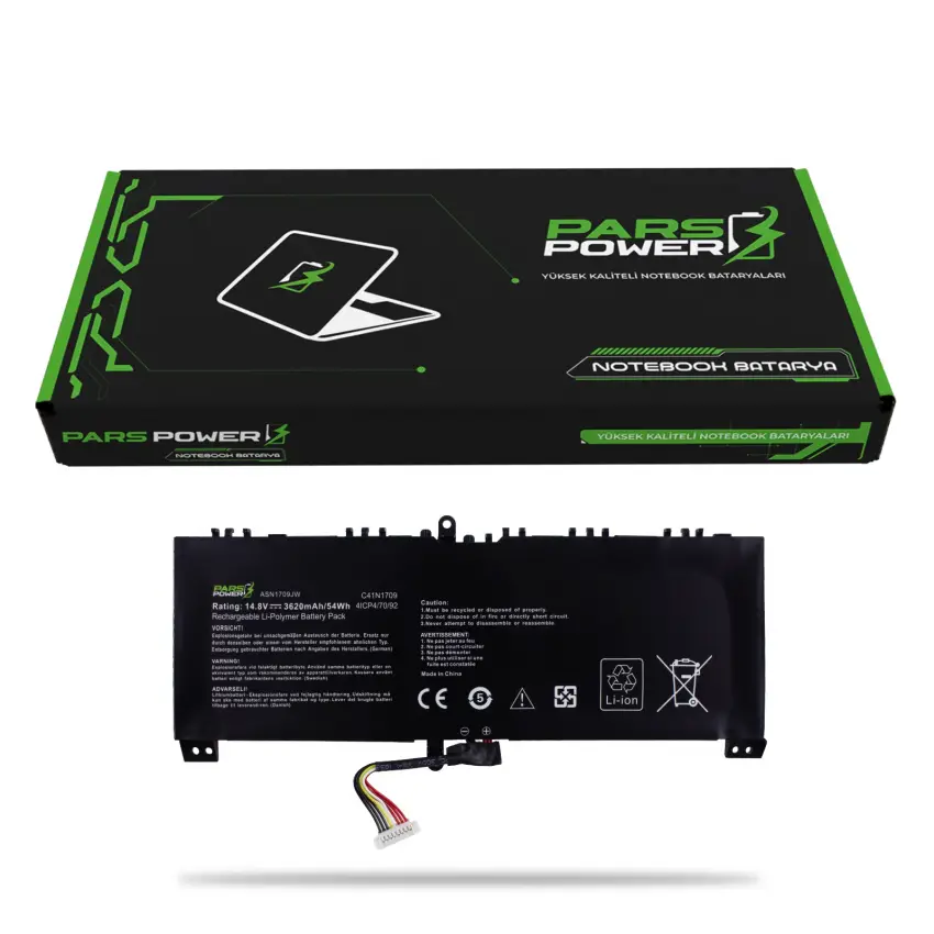 Asus ZenBook Flip 15 UX561 Batarya - Pil (Pars Power)
