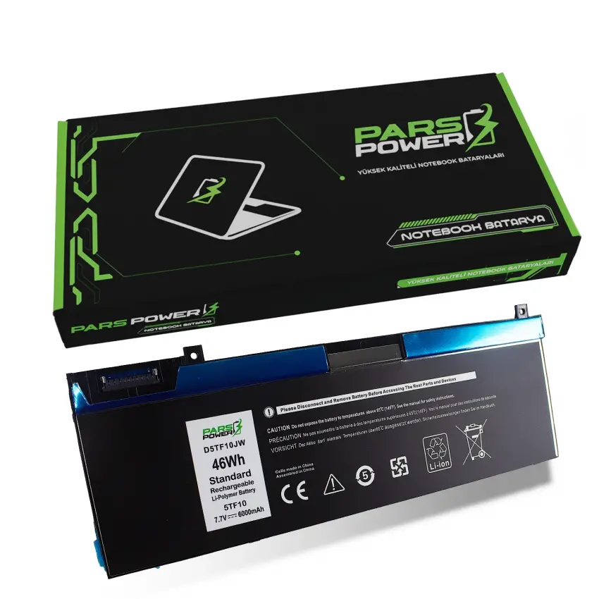 Dell Precision 0WNRC, 00WNRC, 0WNRC, 0WMRC77I Batarya - Pil (Pars Power)