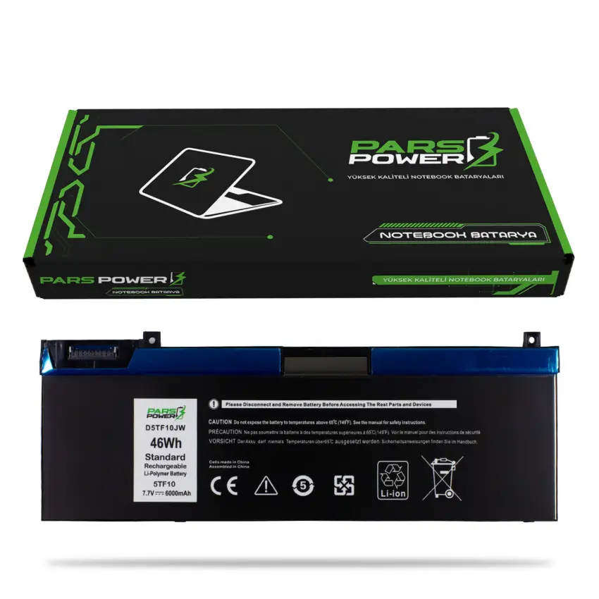 Dell Precision P34E, P34E001, P34E002 Batarya - Pil (Pars Power)
