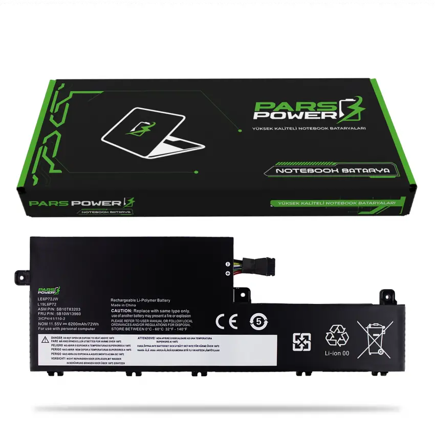 Lenovo ThinkPad P15v 20TQ0046TX Batarya - Pil (Pars Power)