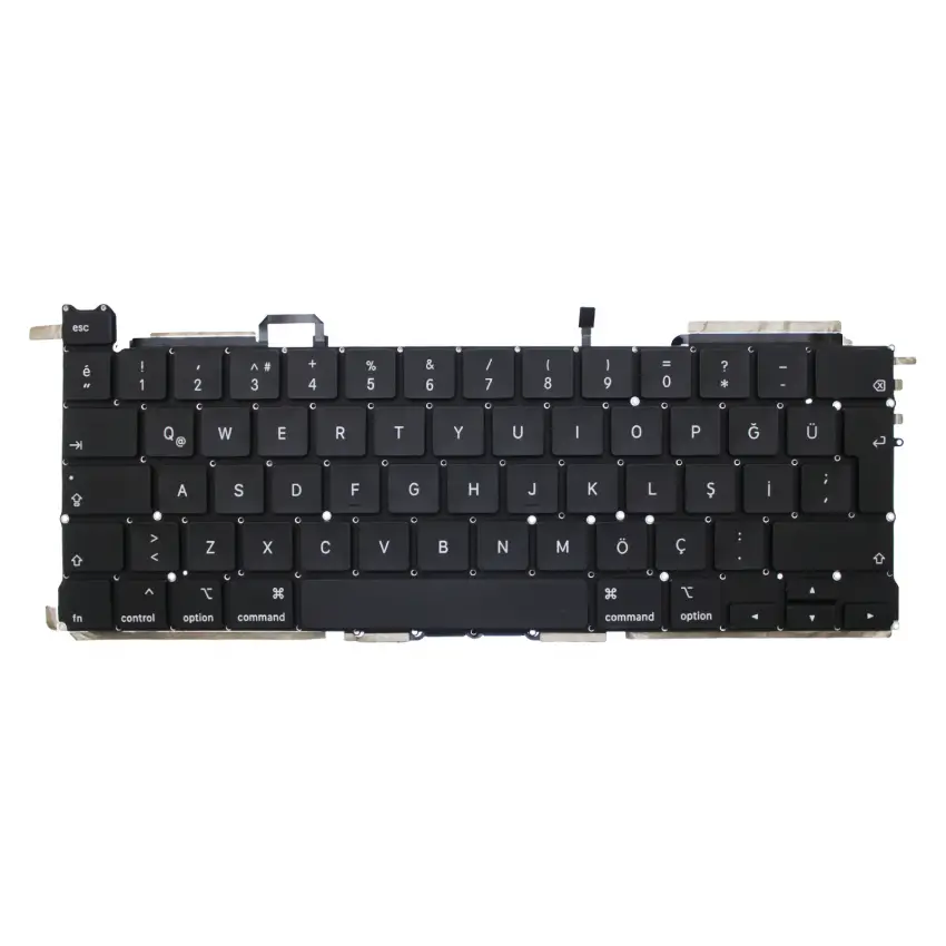 Apple MacBook Pro 13 A2289 2020 Klavye Işıklı (Siyah TR)