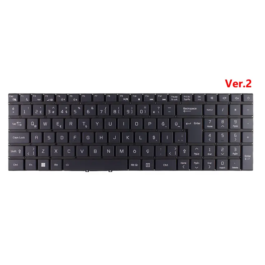 Casper Nirvana C600.1135-BV00P-G-F Notebook Klavye (Siyah TR)
