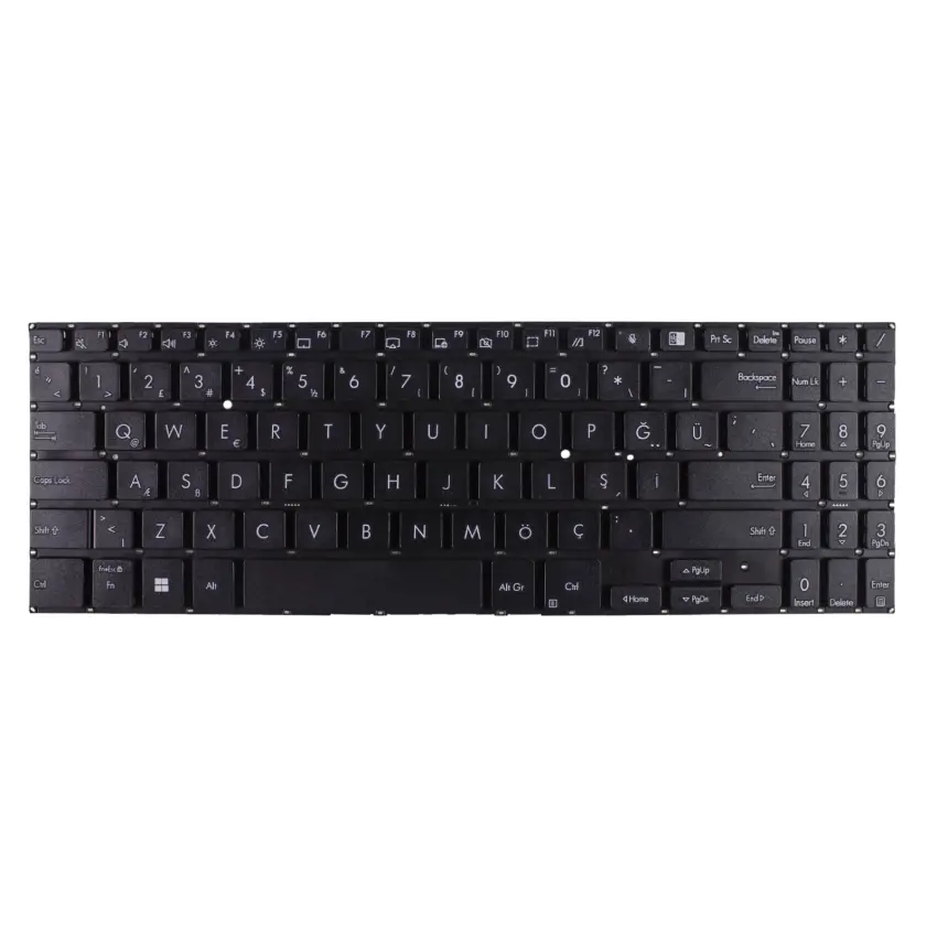 Asus ExpertBook L1 L1500CDA Notebook Klavye (Siyah TR)