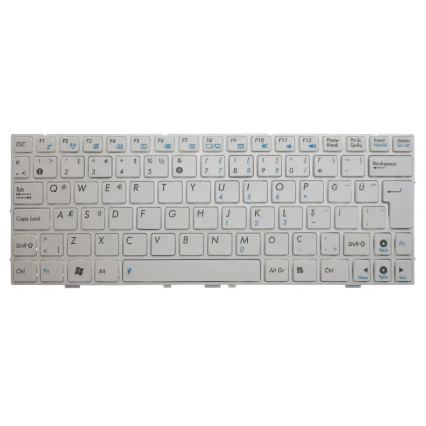 Asus Eee PC R101X Notebook Klavye (Beyaz TR)