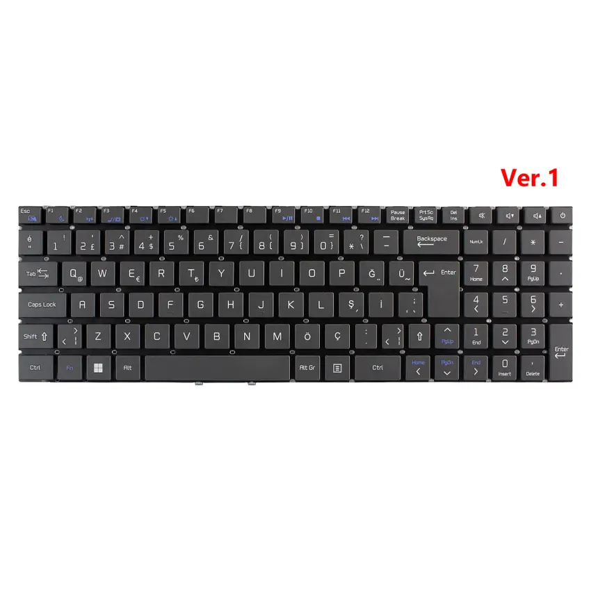 Casper Nirvana CSP-081 Notebook Klavye (Siyah TR)