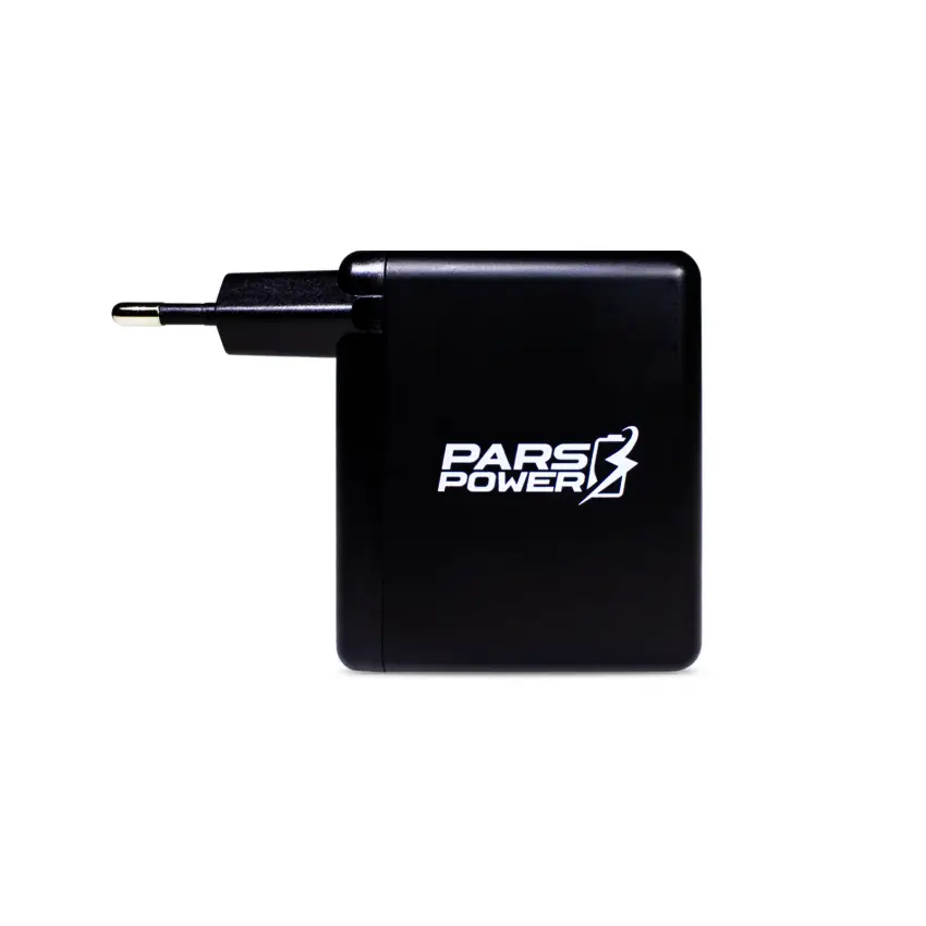 Pars Power 100W USB - TypeC Hızlı Pd - Gan Adaptör Şarj Aleti-Cihazı