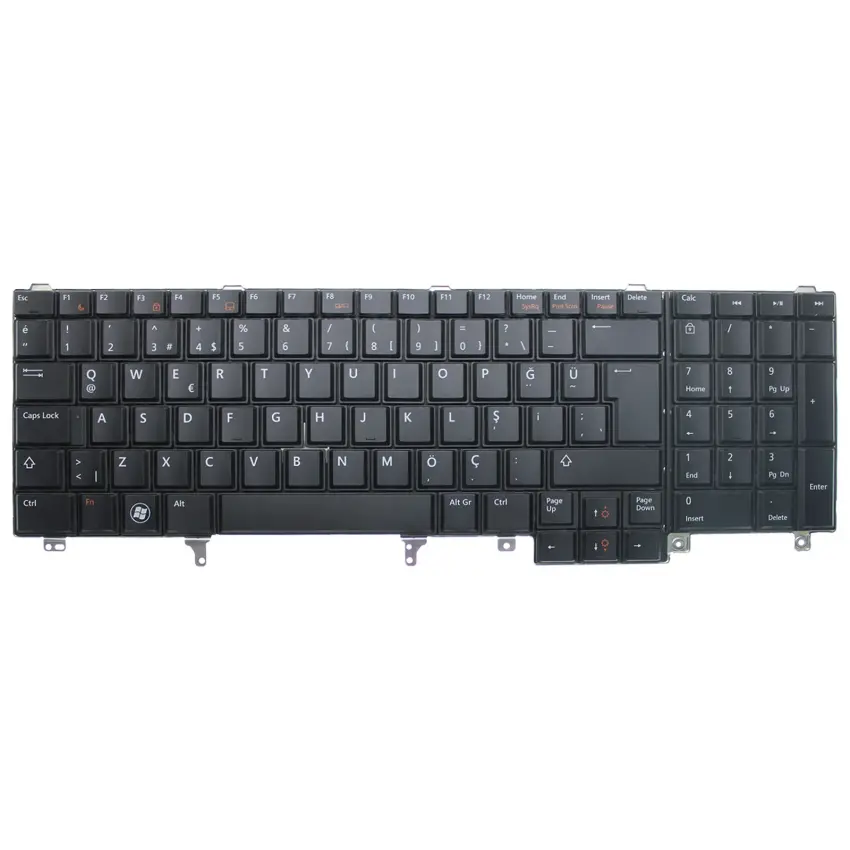 Dell Latitude E6530 Model P19F, P19F001 Notebook Klavye (Siyah TR)