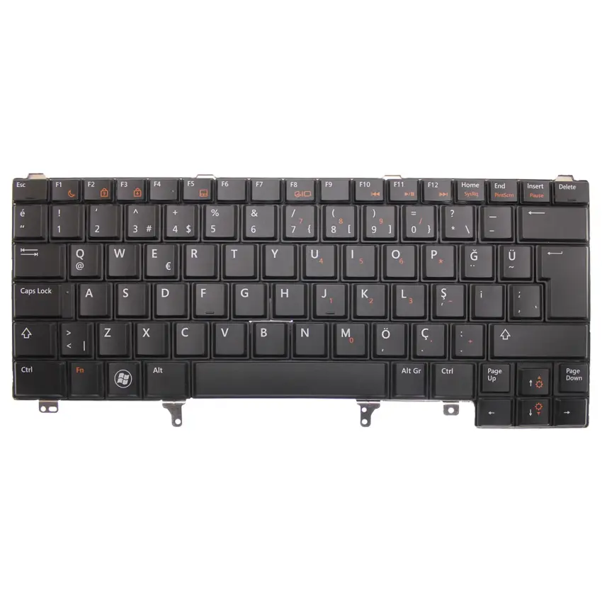 Dell Latitude P19S, P19S001 Notebook Klavye (Siyah TR)
