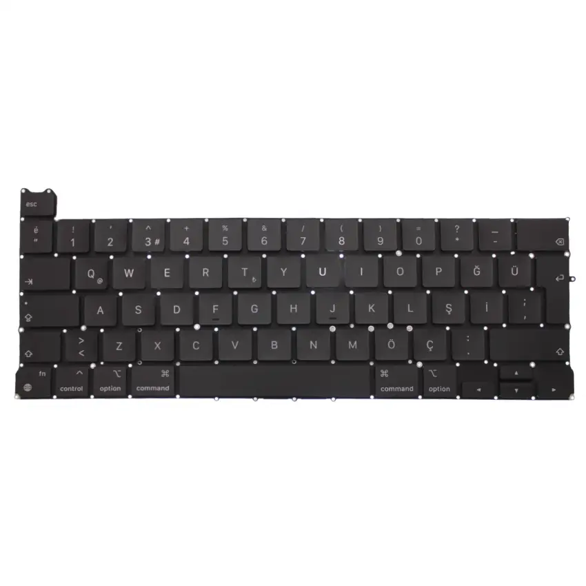 Apple MacBook Pro 13.3 M2 (MNEJ3TU/A) Klavye Siyah (TR)