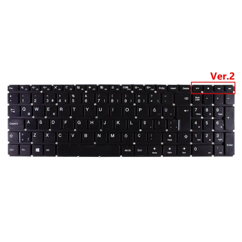 Lenovo IdeaPad 310-15IAP Notebook Klavye (Siyah TR)
