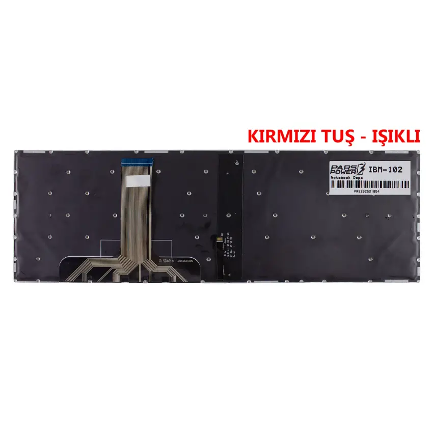 Lenovo Legion Y520-15IKB, Y720-15IKB Klavye Işıklı (Siyah TR)