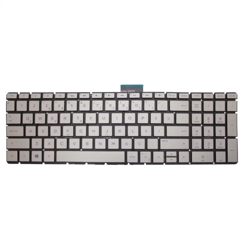 Hp 15s-fq5016nt Notebook Klavye Işıklı (Gümüş TR)