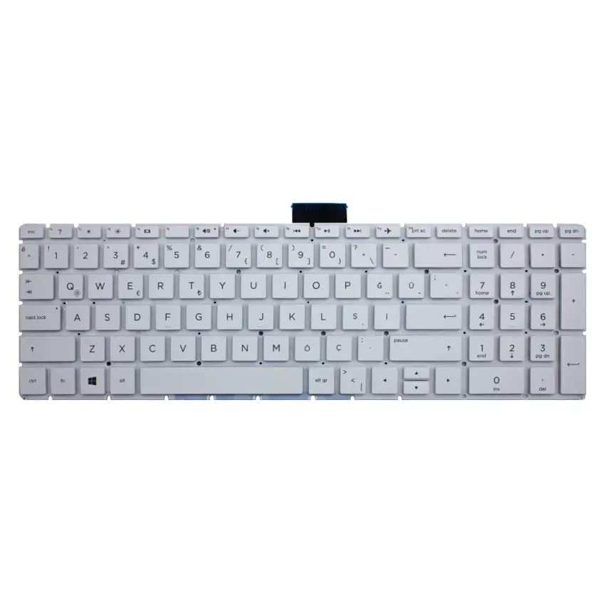 Hp 15s-fq5016nt Notebook Klavye (Beyaz TR)