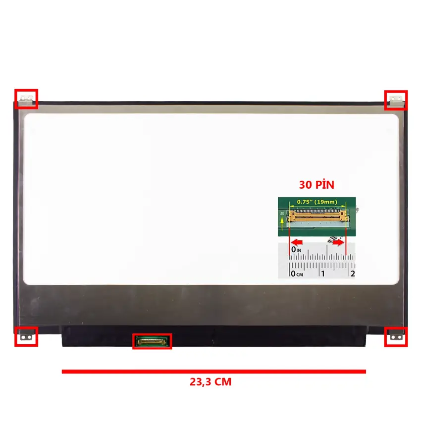 B133HAN02.2 Lcd Led Ekran - Panel
