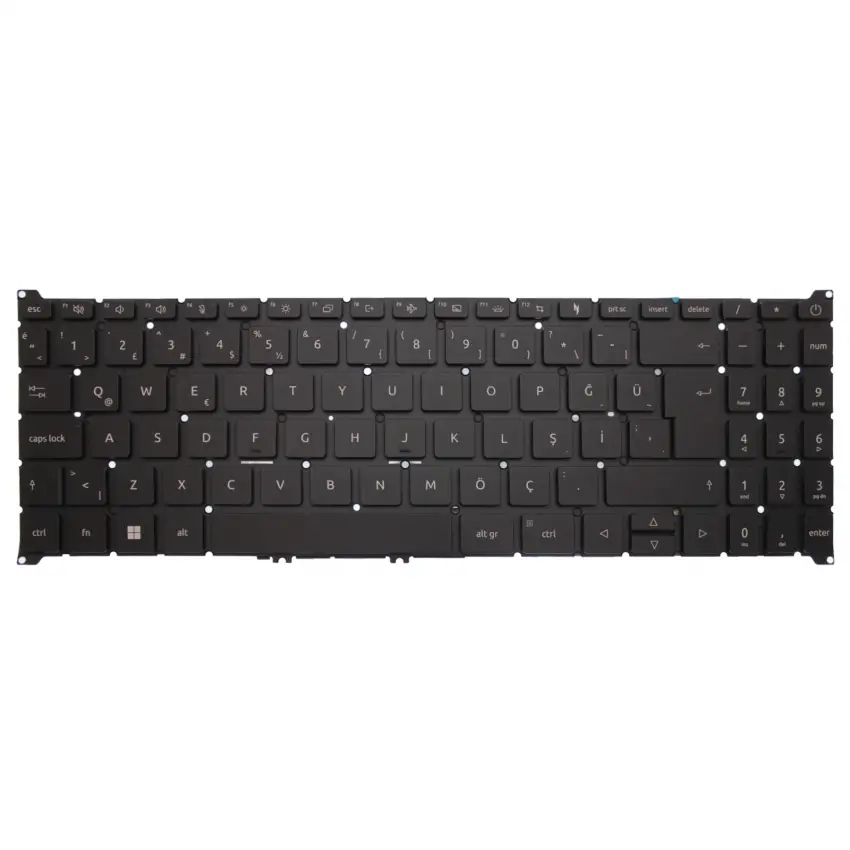 Acer Aspire 15 A15-41M N24H4 Klavye Işıklı (Siyah TR)
