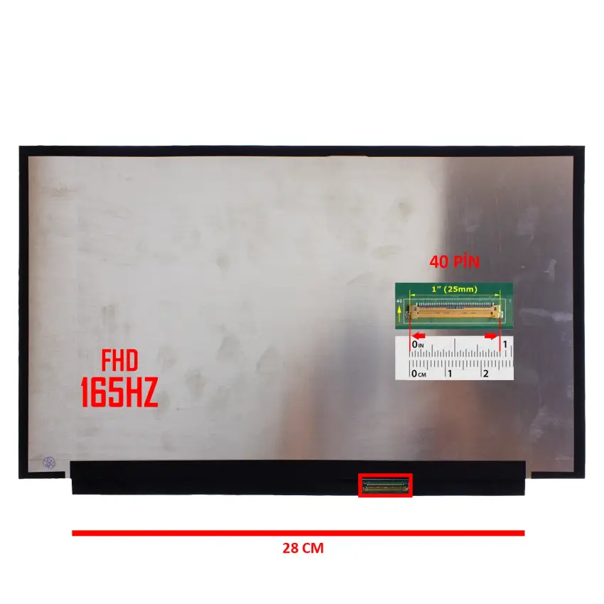 Asus TUF Gaming F15 FX506HC-HN430W Lcd Led Ekran - Panel