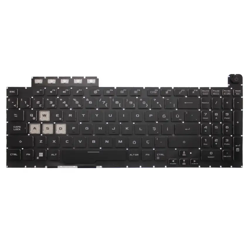 Asus TUF Gaming F15 FX506HC-HN430W Klavye Işıklı (Siyah TR)