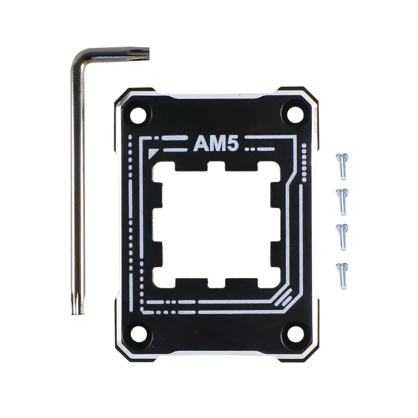 AM5 CPU Sabitleme Yüksek Performanslı Alüminyum Braketi (Siyah)