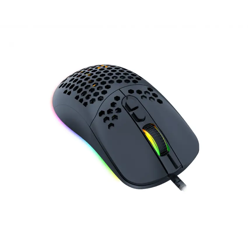 Gameagle GE69B RGB Makrolu 12800DPI Kablolu Oyuncu Mouse Siyah