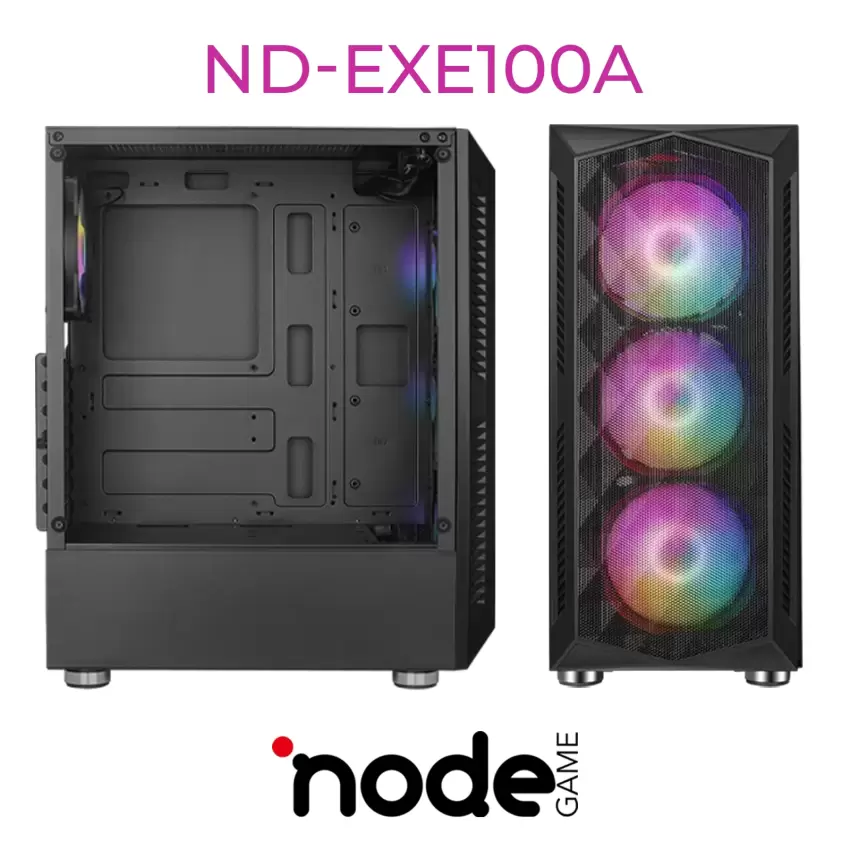 Node Game ND-EXE100A EXELANCE 4 ARGB Fanlı Oyuncu Pc Kasası