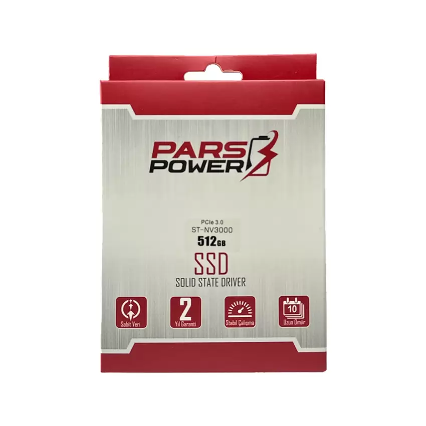 Pars Power ST-NV3000 512Gb 2880Mbs-1300Mbs Pcıe 3.0 2280 M.2 Nvme SSD Disk