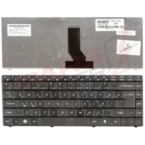 Grundig GNB 1465 A115 Notebook Klavye (Siyah TR)