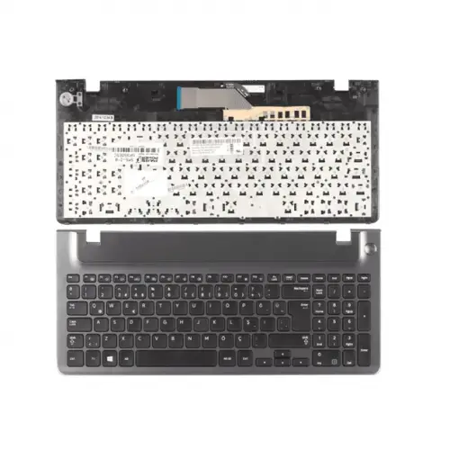 Samsung 9Z.N4NSC.30T Notebook Klavye Yarım Kasalı (Siyah TR)