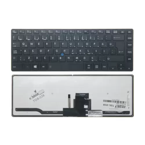 Toshiba Tecra Z40-A-123 Uyumlu Notebook Klavyesi (Siyah TR)