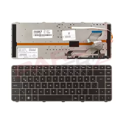 HP 608375-141, 608375-001 Notebook Klavye (Siyah TR)