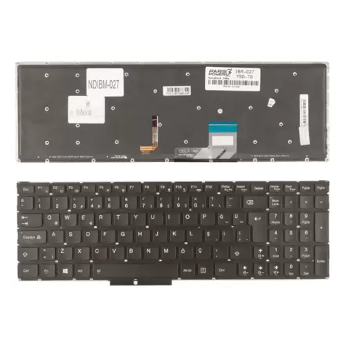 Lenovo V-136520YK1-TR, T6B2-US Notebook Klavye Işıklı (Siyah TR)