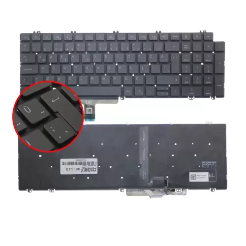 Dell P104F Klavye Işıklı (Siyah TR)