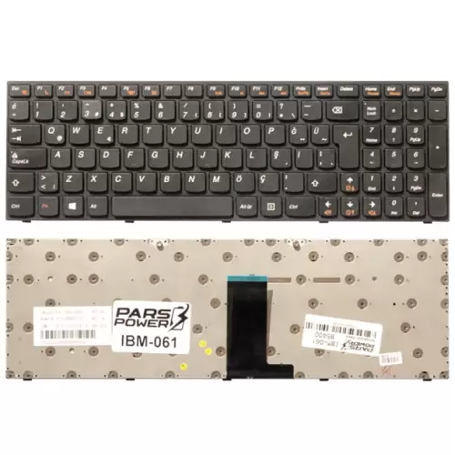 Lenovo 25204916, 25213231, 25-213231 Notebook Klavye (Siyah TR)