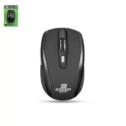 Steep Solid ST-WM02S Optik Kablosuz Wireless Mouse (Siyah)