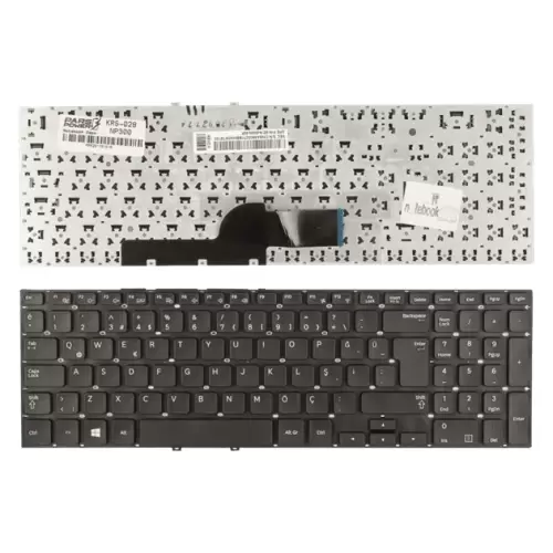 Samsung NP350V5C-S0GTR, NP270E5J-S01TR Notebook Klavye (Siyah TR)