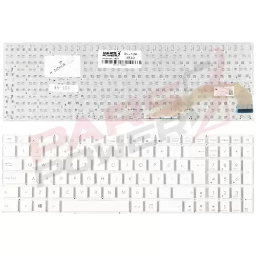 Asus 0KNB0-610TCB00, MP-13K96TQ-9209 Klavye (Beyaz TR)