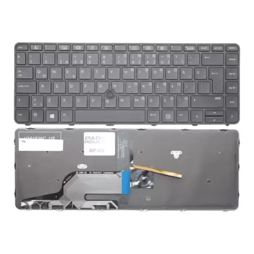 Hp 840800-141, 840801-141 Notebook Klavye Işıklı (Siyah TR)