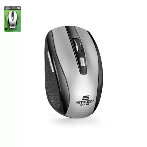 Steep Solid ST-WM02G Optik Kablosuz Wireless Mouse (Gümüş)