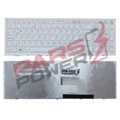 Sony Vaio VPCEH1M0E, VPCEH1M1E, VPCEH1M1R Notebook Klavye (Beyaz TR)