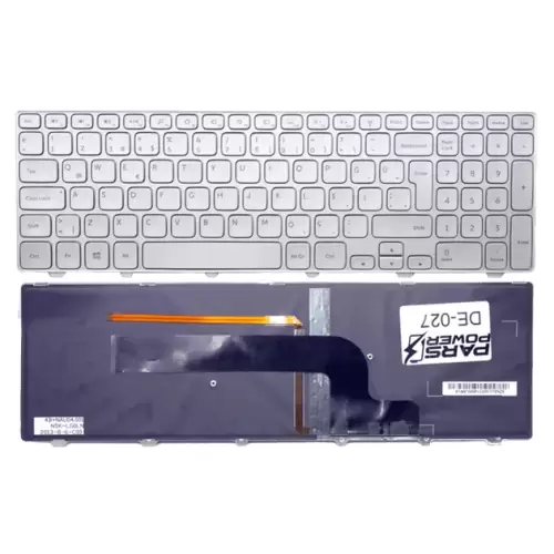 Dell Inspiron 15-7537-S51W161C Klavye Işıklı (Gümüş TR)