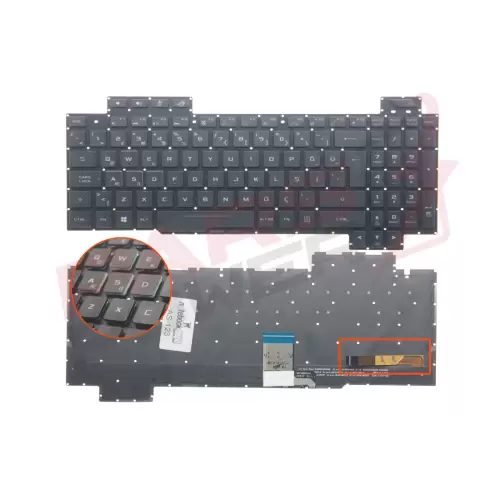 Asus ROG Strix Hero II GL504GV-ES020 Klavye Işıklı (Siyah TR)