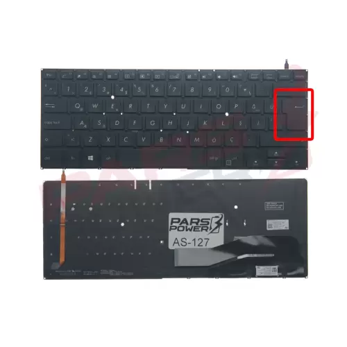 Asus TP410UR-EC090T Klavye Işıklı (Siyah TR)