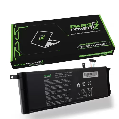 Asus A553, D453, D553, F453 Notebook Batarya - Pil (Pars Power)