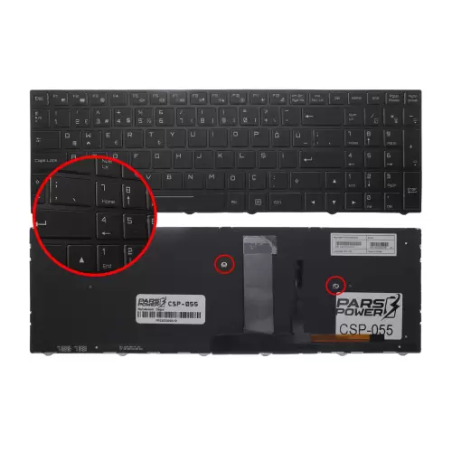 Casper Excalibur G900.1075-E660R Klavye Işıklı (Siyah TR)