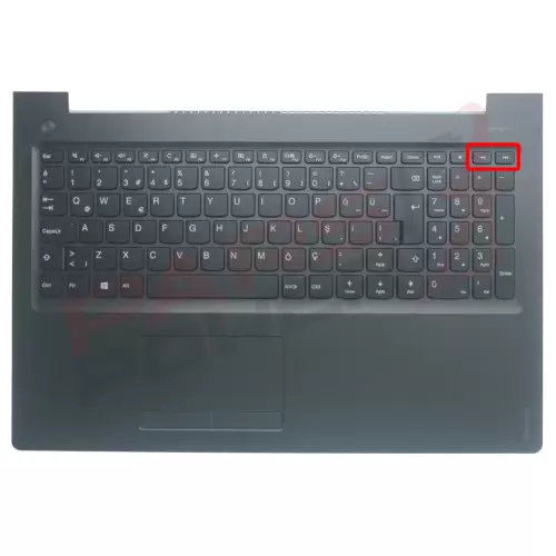 Lenovo ideaPad 510-15IKB 80SV00FATX Üst Kasalı Klavye (Siyah TR)